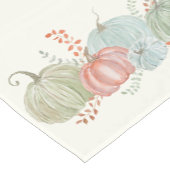 Waterverf Herfst Pumpkins Korte Tafelloper (Hoek)