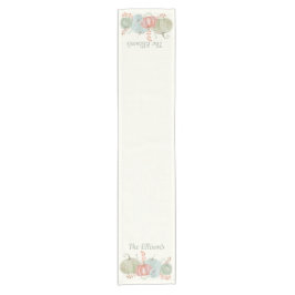 Waterverf Herfst Pumpkins Korte Tafelloper