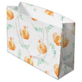 Waterverf Herfst Pumpkins & Laurels Groot Cadeauzakje (Achterkant Gekanteld)