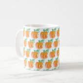 Waterverf Herfst Pumpkins Oranje Pattern Koffiemok (Voorkant links)