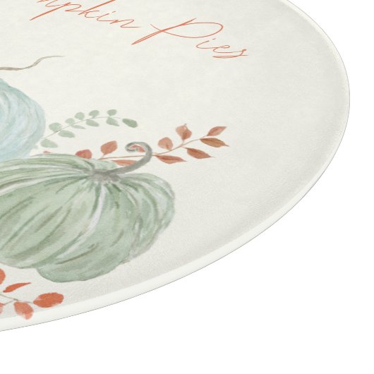 Waterverf Herfst Pumpkins Snijplank (Hoek)