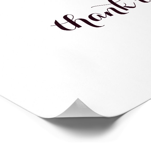 Waterverf Herfst repetitie binnenste welkomstteken Poster (Hoek)