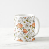 Waterverf Herfst Rustic Pumpkins Koffiemok (Voorkant rechts)