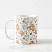 Waterverf Herfst Rustic Pumpkins Koffiemok (Links)