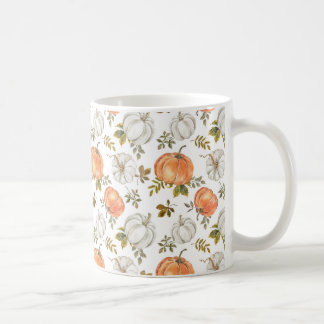 Waterverf Herfst Rustic Pumpkins Koffiemok