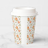 Waterverf Herfst Rustic Pumpkins Papieren Bekers (Rechts)