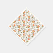 Waterverf Herfst Rustic Pumpkins Servet (Hoek)