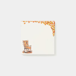 Waterverf Herfst Schommelstoel Post-it® Notes