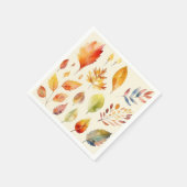 Waterverf Herfst Servet (Hoek)