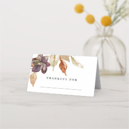 Waterverf Herfst Thanksgiving Friendsgiving Plaatskaartje