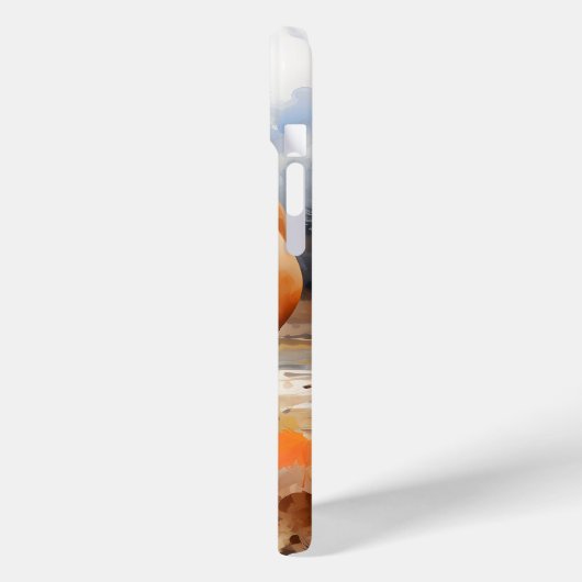 WATERVERF HERFST THEMA PAARD Case-Mate iPhone CASE (Achterkant / Links)