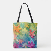 Waterverf Herfst Vibes Bag Tote Bag (Achterkant)