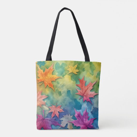 Waterverf Herfst Vibes Bag Tote Bag (Achterkant)