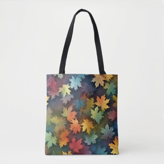 Waterverf Herfst Vibes canvas tas (Voorkant)