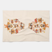 Waterverf Herfst Vibes Theedoek (Horizontaal)