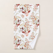 Waterverf Herfst Wilde Bloem Bad Handdoek (Handdoek)