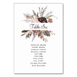 Waterverf Herfst Wildflower Zitkaart Kaart