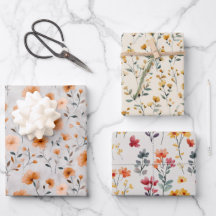 Waterverf Herfst Wildflowers Eenvoudig & Elegant B