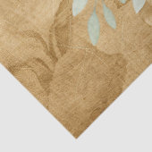 Waterverf Herfst Wildflowers op perkament Tissuepapier (Detail)