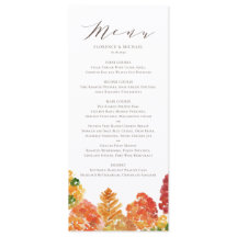 Waterverf herfst Woodlands herfst bruiloft