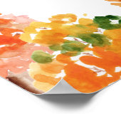 Waterverf herfst Woodlands herfst bruiloft welkom Poster (Hoek)