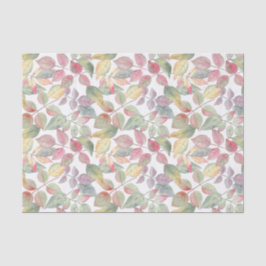 Waterverf herfstbladeren botanische Natuur Tissuepapier