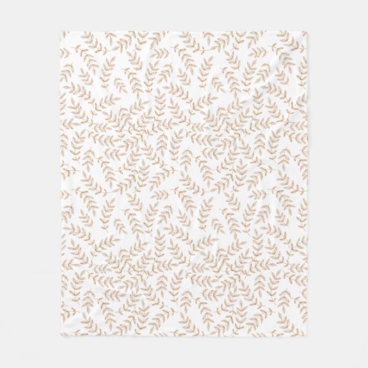 Waterverf herfstbladeren gezellige Herfst deken (Voorkant)