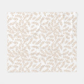 Waterverf herfstbladeren gezellige Herfst deken (Voorkant (Horizontaal))