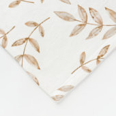 Waterverf herfstbladeren gezellige Herfst deken (Hoek)