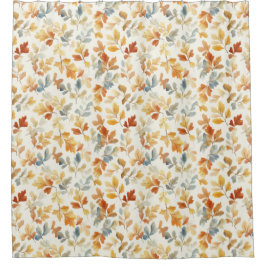 Waterverf herfstbladeren - Gezellige Herfst Natuur Douchegordijn