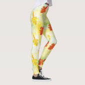 waterverf herfstbladeren leggings (Rechts)