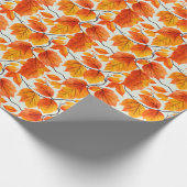 Waterverf herfstbladeren - levendig Herfst geblade Cadeaupapier (Hoek)