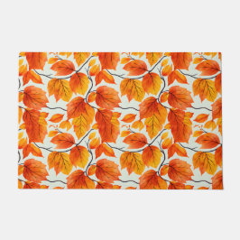 Waterverf herfstbladeren - levendig Herfst geblade Deurmat