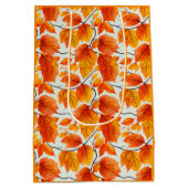 Waterverf herfstbladeren - levendig Herfst geblade Medium Cadeauzakje (Achterkant)