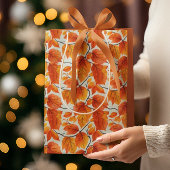 Waterverf herfstbladeren - levendig Herfst geblade Medium Cadeauzakje