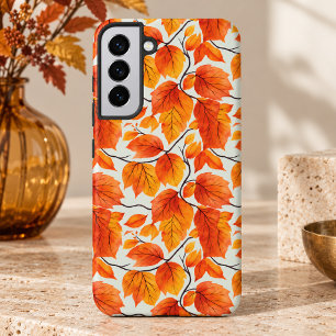 Waterverf Herfstbladeren – Levendig Herfstblad Samsung Galaxy Hoesje