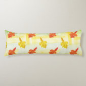 waterverf herfstbladeren lichaamskussen (Voorkant)