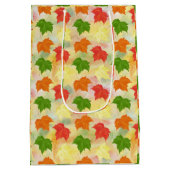 waterverf herfstbladeren medium cadeauzakje (Achterkant)