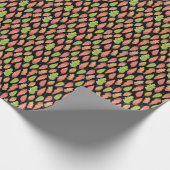 Waterverf herfstbladeren: naadloos patroon cadeaupapier (Hoek)