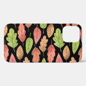 Waterverf herfstbladeren: naadloos patroon Case-Mate iPhone case (Achterkant (horizontaal))