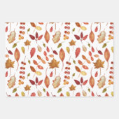 Waterverf herfstbladeren Natuur Inpakpapier Vel (Voorkant)