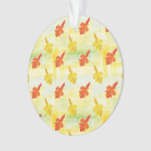 waterverf herfstbladeren ornament (voorkant)