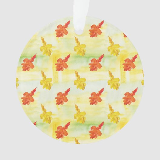 waterverf herfstbladeren ornament (voorkant)