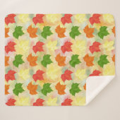 waterverf herfstbladeren sherpa deken (Voorkant (horizontaal))