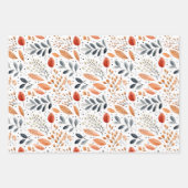 Waterverf Herfstbladeren - Zachte Herfst Elegantie Inpakpapier Vel (Voorkant 3)