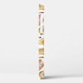 Waterverf herfstbomen, naadloos patroon. Case-Mate iPhone case (Achterkant / Links)