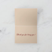 Waterverf herfstbos: levendige Herfst kunst Bedankkaart (Binnen)