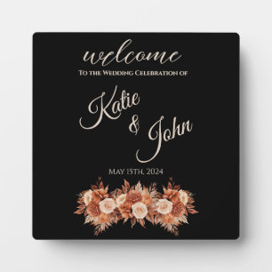 Waterverf herfstelegantie- fotoplaat