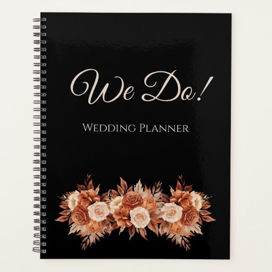 Waterverf herfstelegantie- Wedding-Planner Planner (Voorkant)