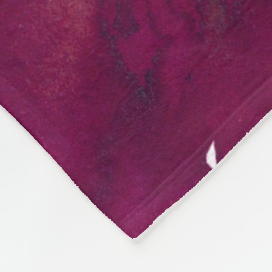 Waterverf herfstkleuren fleece deken (Hoek)